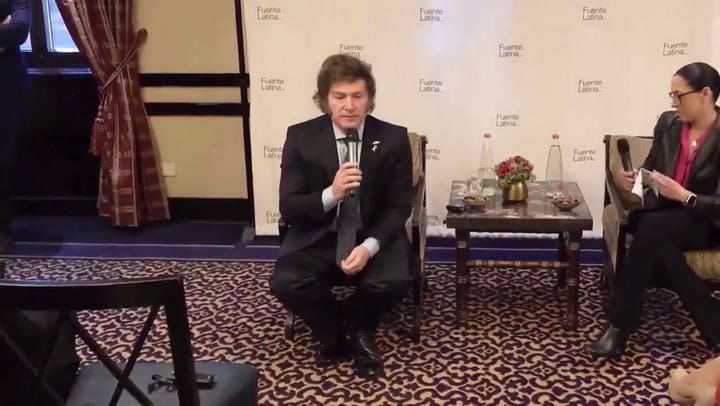 Javier Milei: "Di la orden de levantar el proyecto"