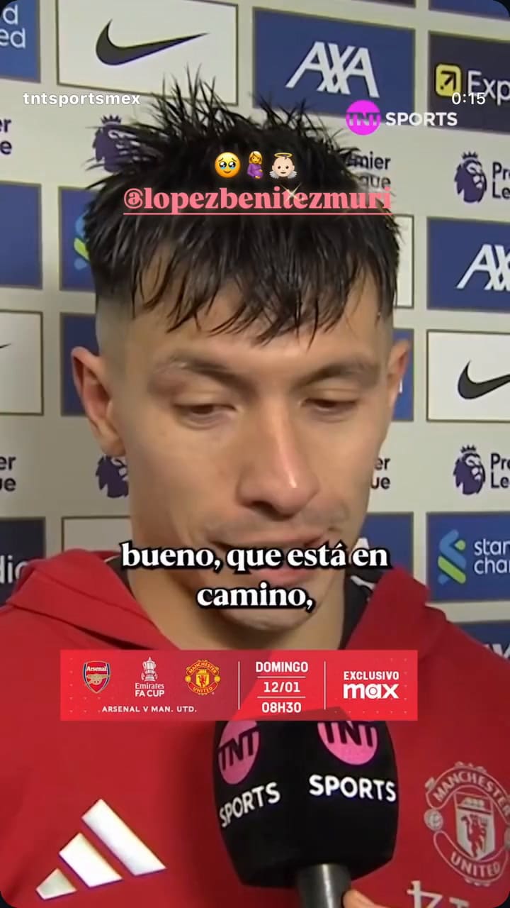 Lisandro Martínez habló de la llegada de su hija Aurora