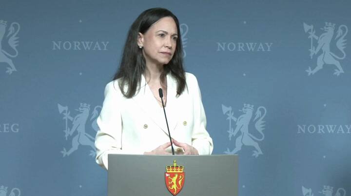 La conferencia de prensa de Corina Machado