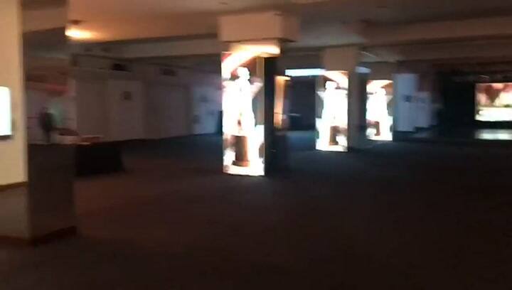 El salón de la fiesta post entrega