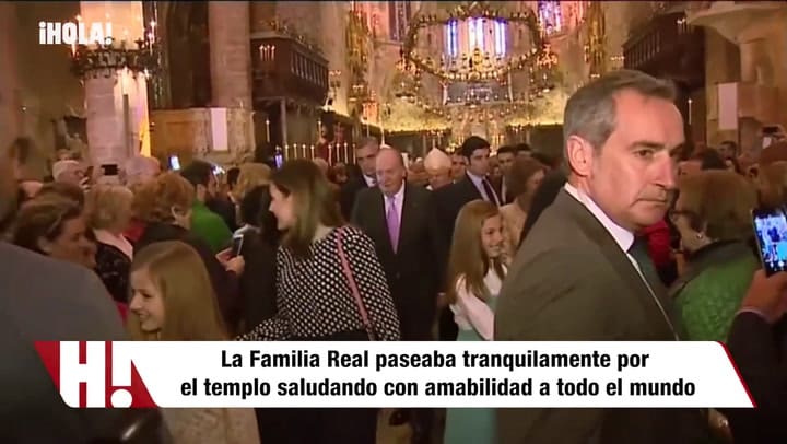 El antes, durante y después del tenso cruce entre Letizia y Sofía