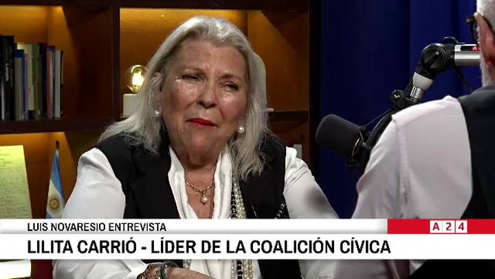 Lilita Carrió sobre Manuel Adorni