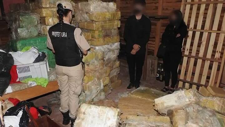 Secuestran casi cinco toneladas de marihuana en un complejo de cabañas de Puerto Iguazú