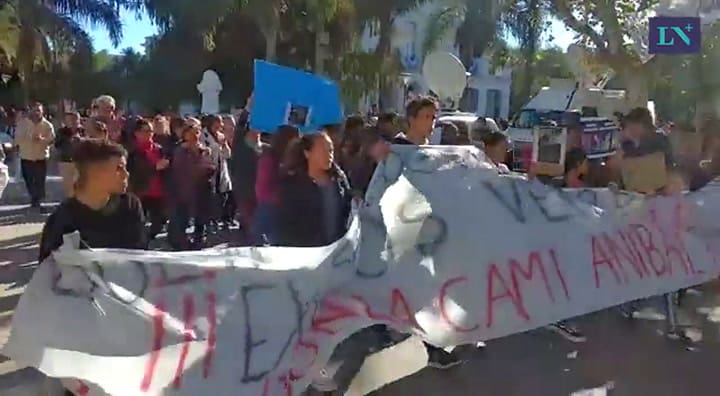 La marcha en San Miguel de Monte por los cuatro jóvenes muertos