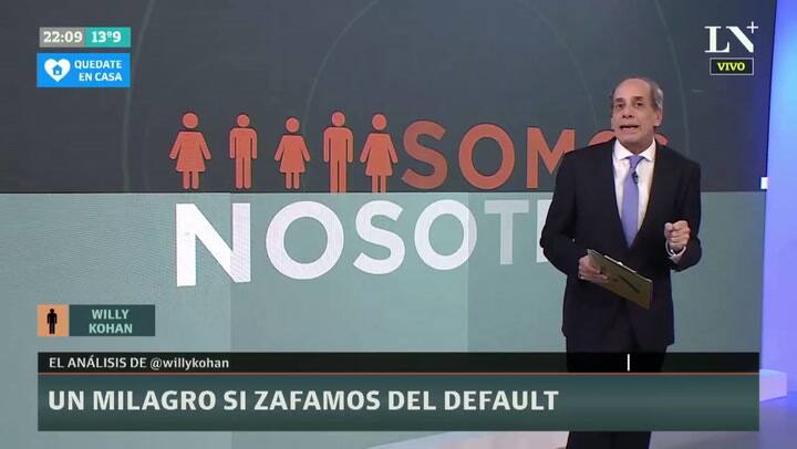 Editorial Willy Kohan - Un milagro si zafamos del default