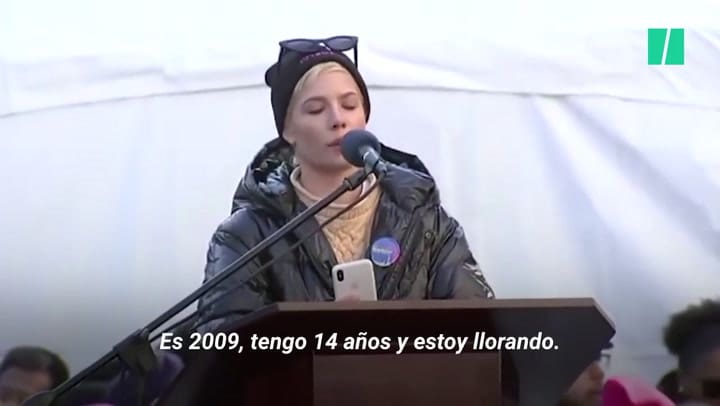 El discurso de Halsey - Fuente: YouTube