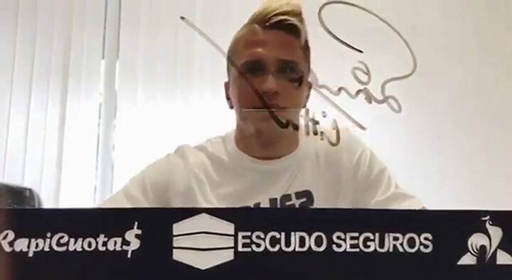 Gianluca Simeone es el nuevo jugador de Gimnasia y Esgrima La Plata - Fuente: GELP