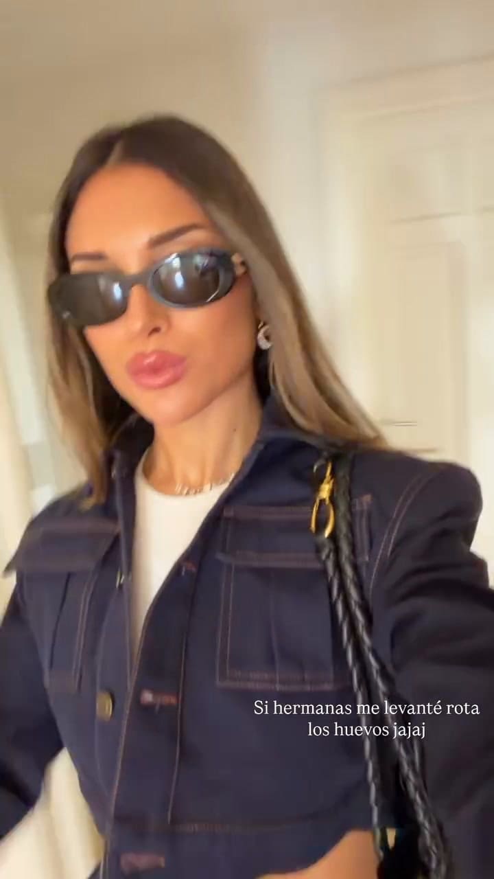 Agustina Gandolfo se mostró enojada en sus historias de Instagram