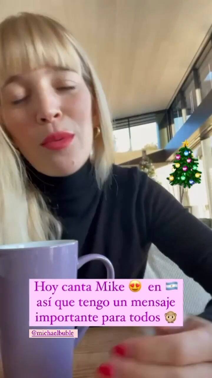 Luisana Lopilato cuenta que no estará en el recital de Michael Bublé