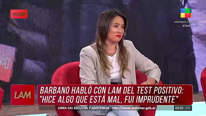 El panel habla del accionar de Rolando Barbano