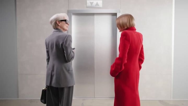 El icónico encuentro entre Meryl Streep y Anna Wintour