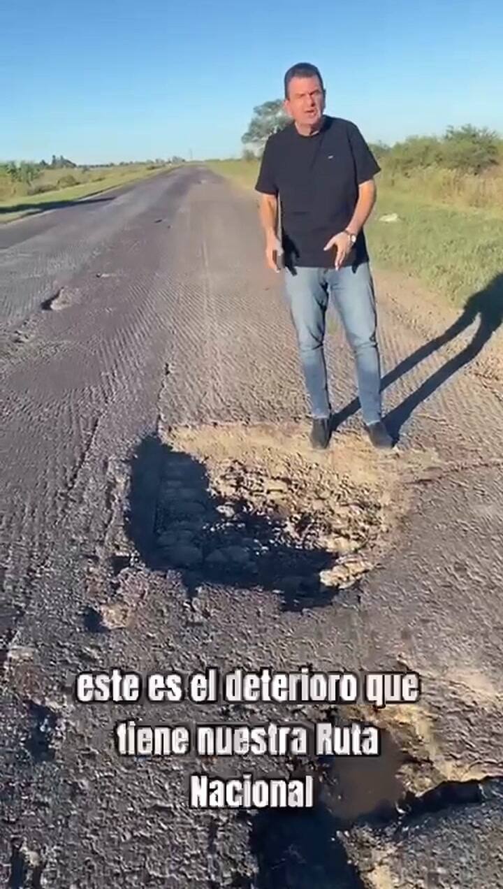 Fuertes críticas del agro por el estado de la ruta nacional 11