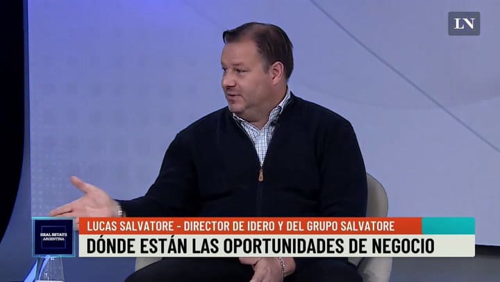 Lucas Salvatore (IDERO) en el Summit de Real Estate