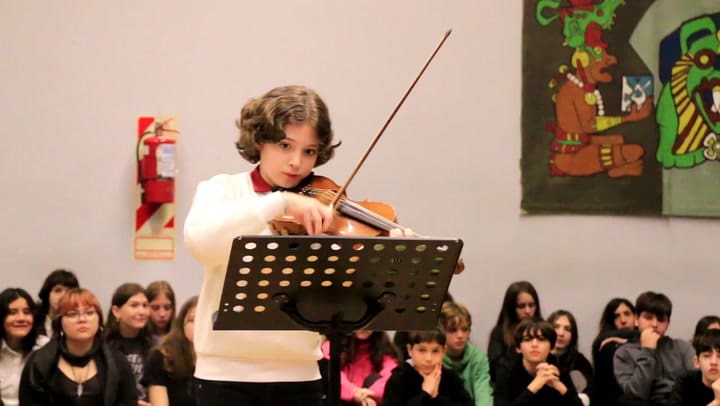 Marcos sueña con tocar en los grandes escenarios del mundo