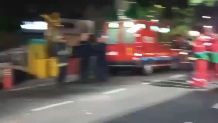 Un incendio en Microcentro