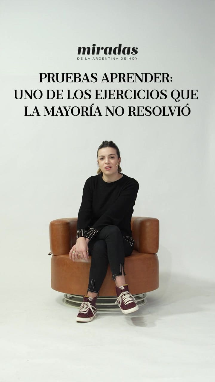 Pruebas Aprender: uno de los ejercicios que la mayoría no resolvió