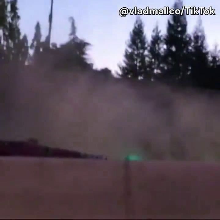 El momento del accidente del helicóptero médico en California