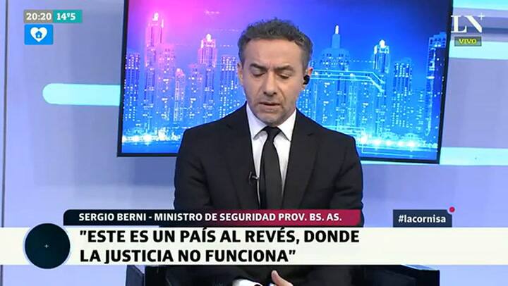 Sergio Berni: “Mi jefa política es Cristina Kirchner” - La Cornisa, con Luis Majul