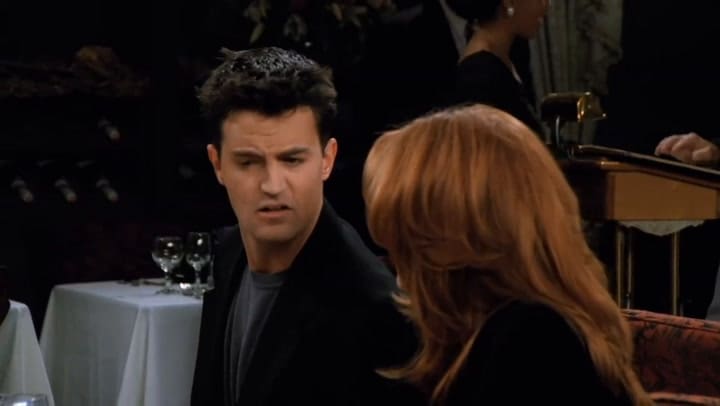 Friends | Chandler and Susie Moss (Julia Roberts)