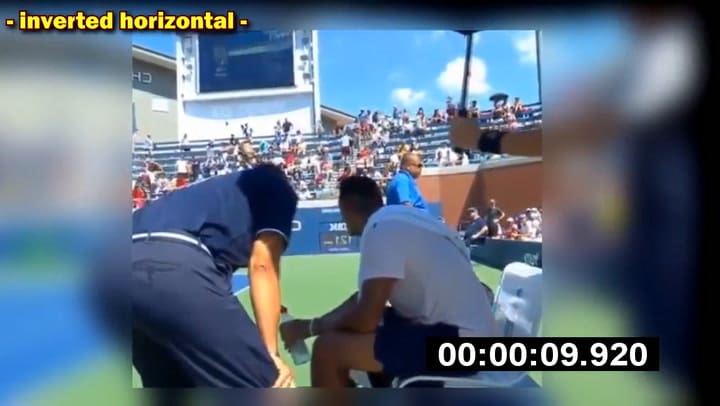 El juez sueco Mohamed Lahyani le dio una suerte de charla motivacional al australiano Nick Kyrgios