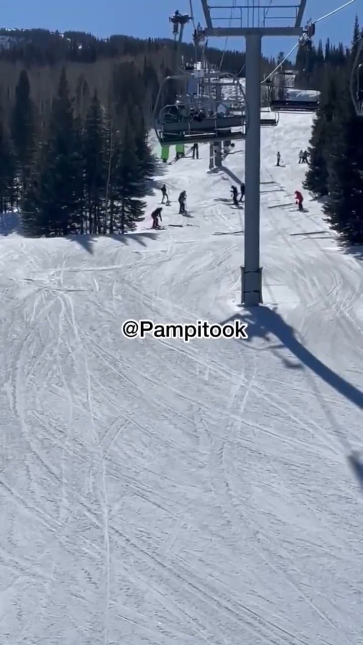Vero Lozano se cayó desde una aerosilla