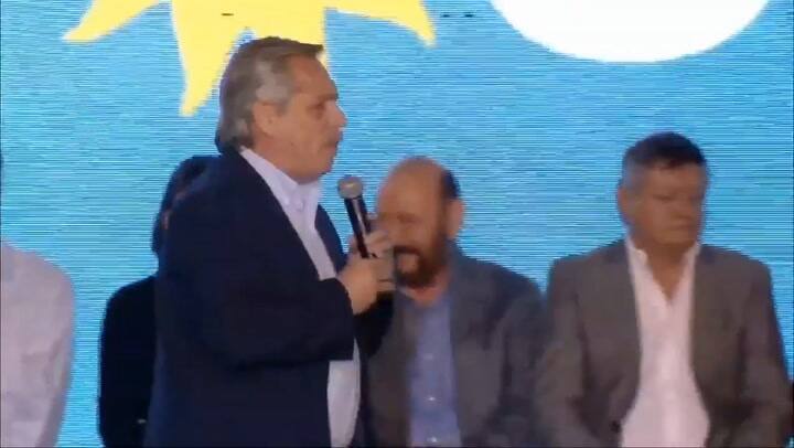 Alberto Fernández desde Chaco - Fuente: Youtube