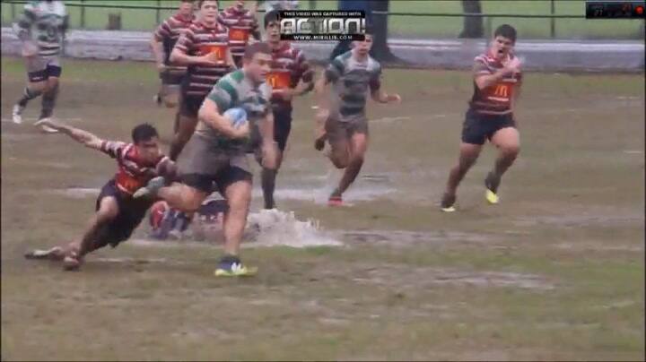 Uno de los tries de Mayco Vivas durante su etapa en CRAR