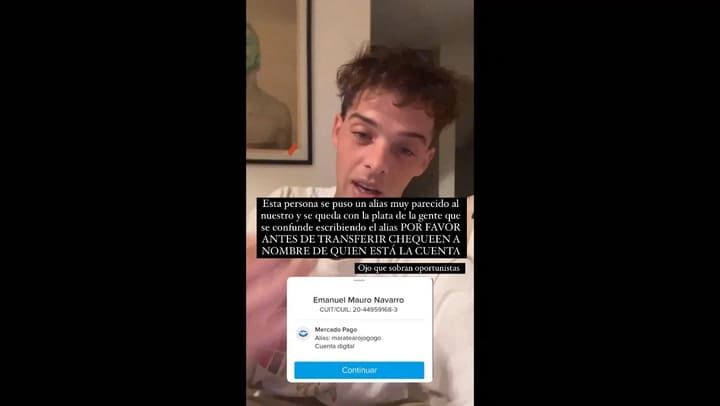 Santiago Maratea advirtió sobre una estafa alrededor de su colecta para Independiente