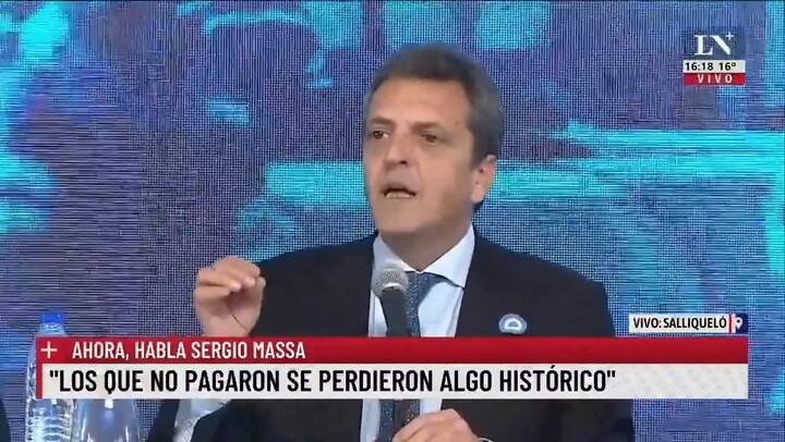 Sergio Massa: 'Esta obra es el principio de un cambio'