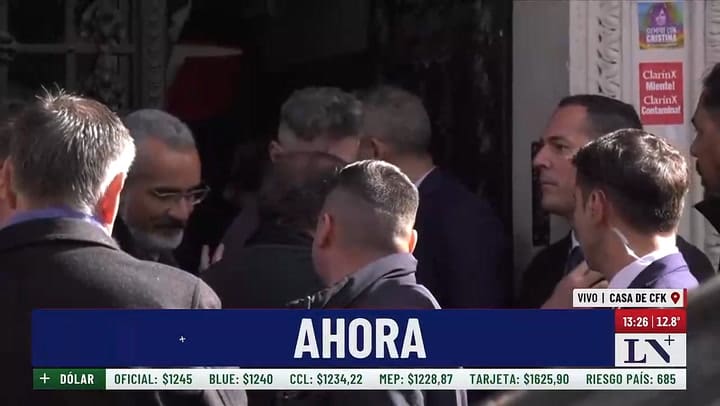 Asi llegaba Lula a la casa de Cristina Kirchner II