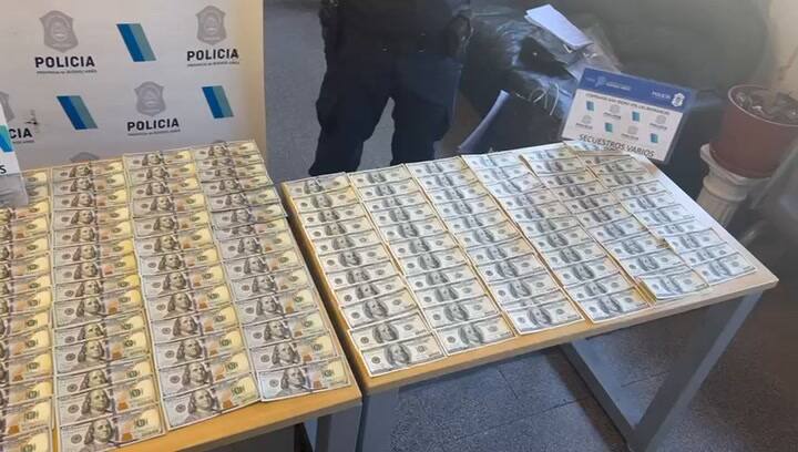 Parte del dinero robado al jubilado de Acassuso