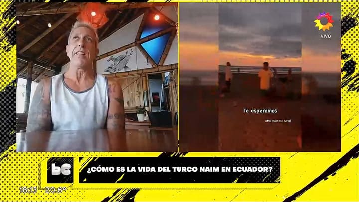 El Turco Naim hablo de su nueva vida en Ecuador