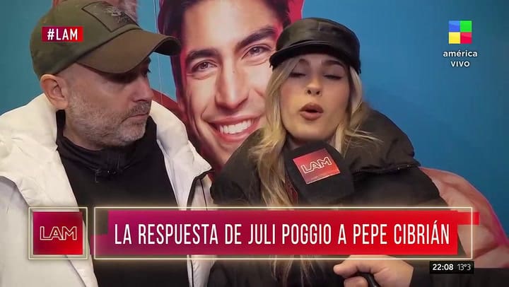 Julieta Poggio le respondió a Pepe Cibrián tras las críticas