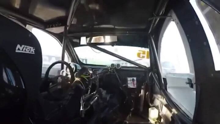 Accidente del Dipy desde adentro - Credito: TN