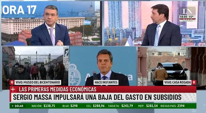 Feinmann muestra lo que no se vio de la jura de Masa: 'Le hace mimitos'
