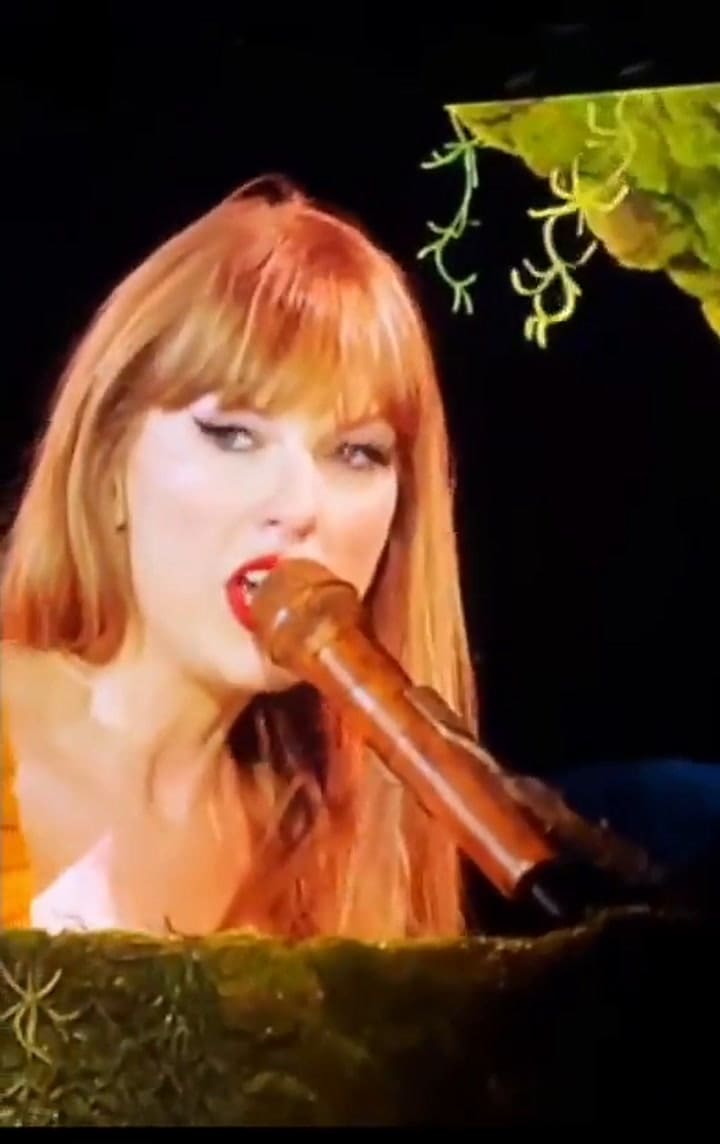 El error de Taylor Swift en una de las canciones que interpretó
