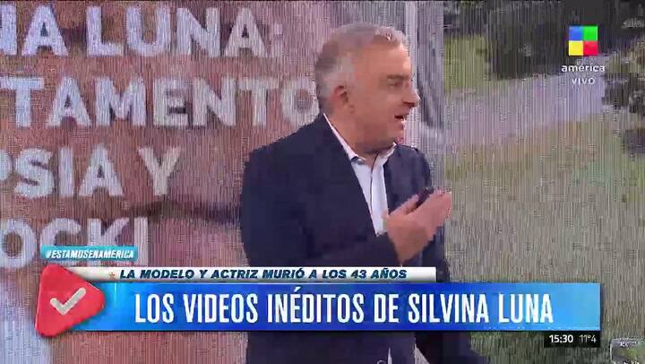 La conmoción en el estudio de América, luego de la última entrevista de Silvina Luna