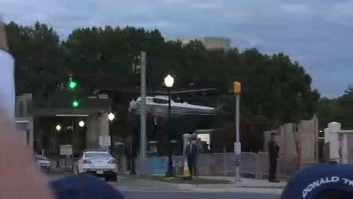 El polémico mensaje de Trump luego de regresar a la Casa Blanca - Fuente: AFP