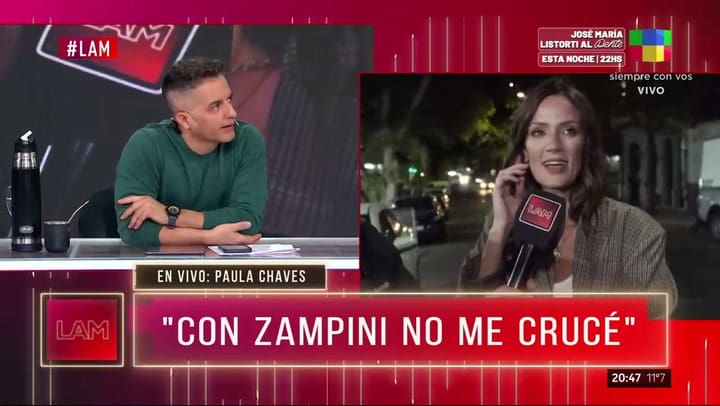 Paula Chaves se refirió a su relación con Zaira Nara