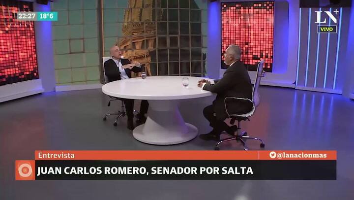 Entrevista a Juan Carlos Romero, senador por Salta