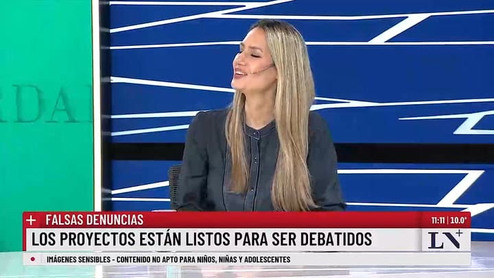 La diputada Carolina Losada sobre los proyectos de ley contra las falsas denuncias