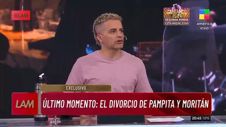 En LAM mostraron la entrevista a Pampita Ardohai