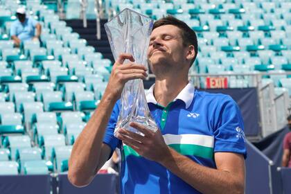 Hubert Hurkacz, el campeón vigente de Miami.