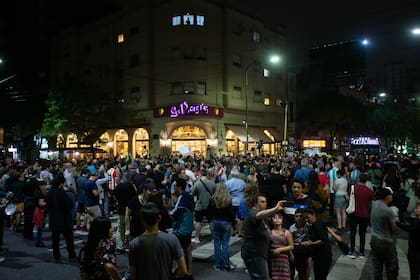 Hubo concentración en la avenida Rivadavia y Medrano