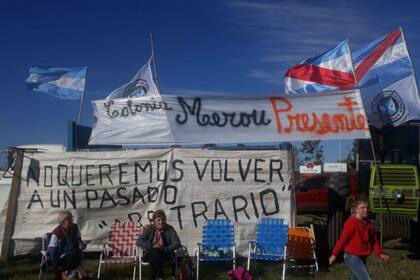 Hubo consignas contra las políticas del gobierno anterior