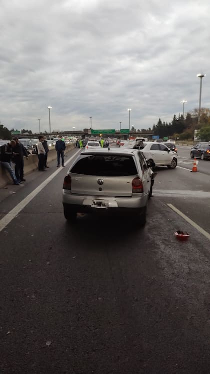 Hubo dos autos modelo Volkswagen Gol involucrados en el choque
