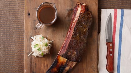 Hubo lugar para la carne con el pastrón con hueso