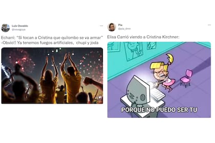 Hubo memes tanto en contra como a favor de Cristina Kirchner