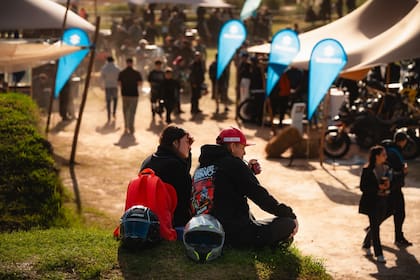 Hubo un espacio para que los asistentes del interior pudieran acampar