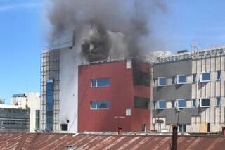 Hubo un principio de incendio en el Hospital Italiano